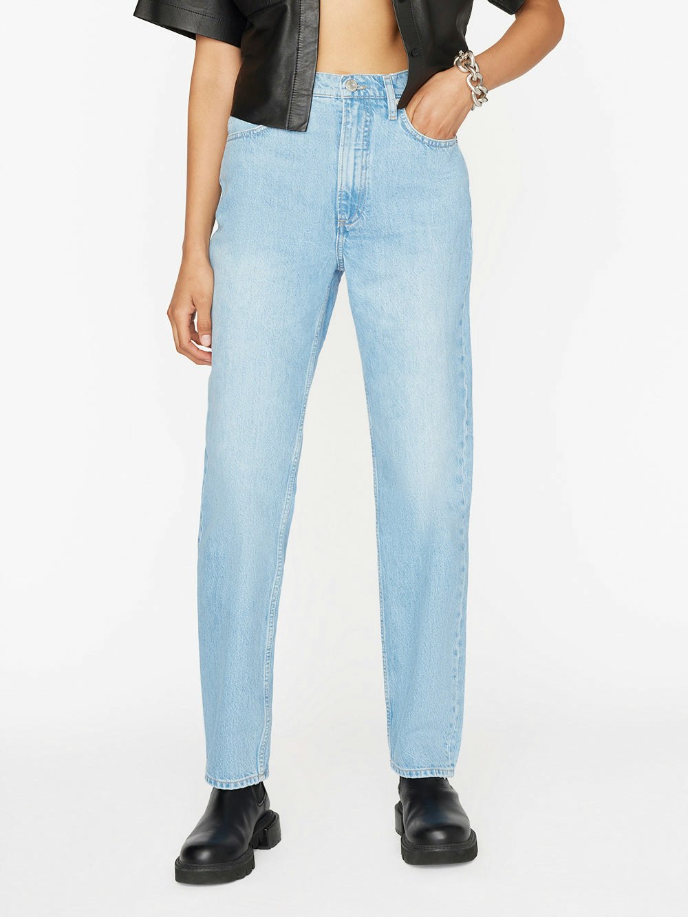jeans front view